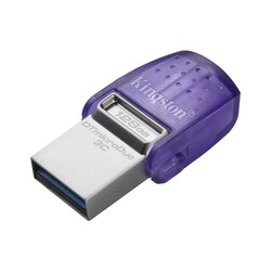 Kingston DTDUO3CG3-128GB DataTraveler microDuo 3C 200MB-s dual USB-A + USB-C Flash Bellek - Thumbnail