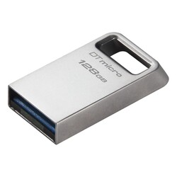 Kingston DTMC3G2-128GB DataTraveler Micro 200MB-s Metal USB 3.2 Gen 1 Flash Bellek - Thumbnail