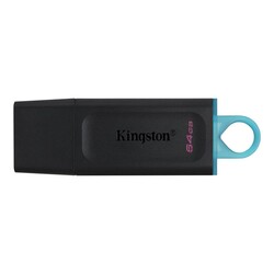 Kingston DTX-64GB 64GB USB3.2 Gen 1 DataTraveler Exodia (Black + Teal) Flash Bellek - Thumbnail