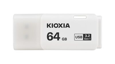 Kioxia 64GB U301 Beyaz USB 3.2 Gen 1 Flash Bellek