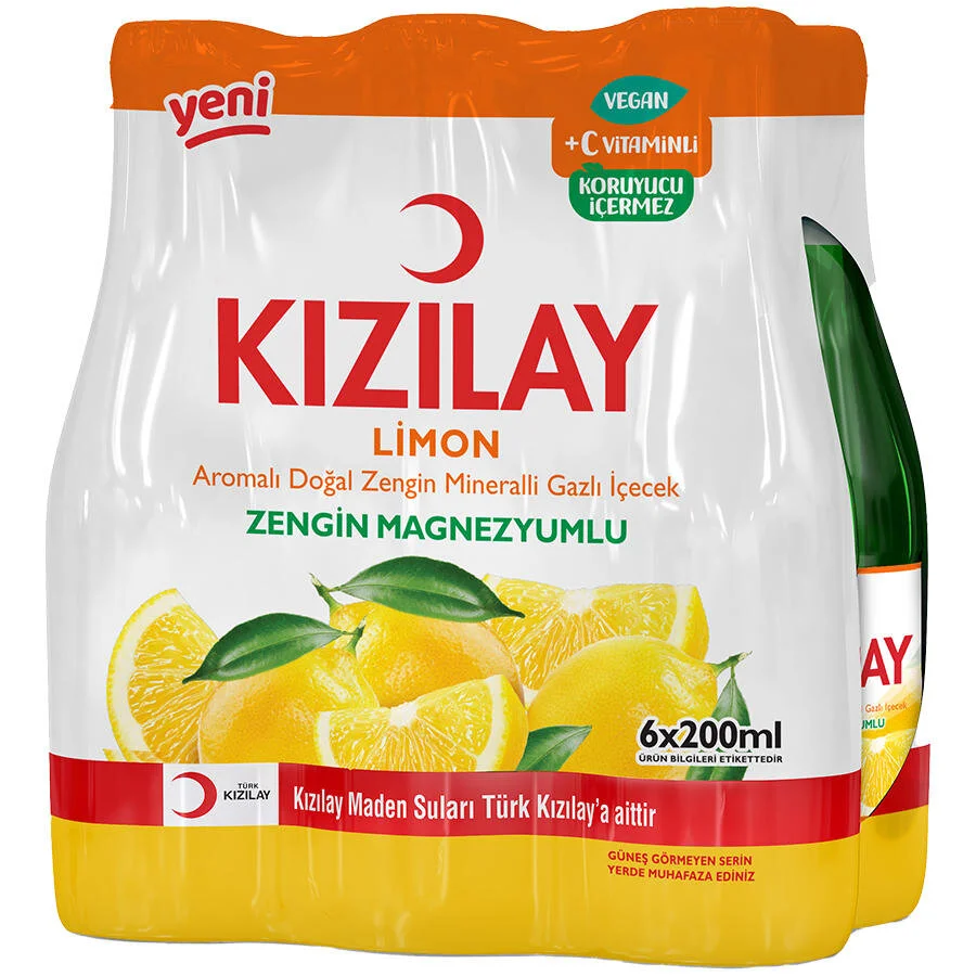 Kızılay Soda 200ml Limonlu 24 lü
