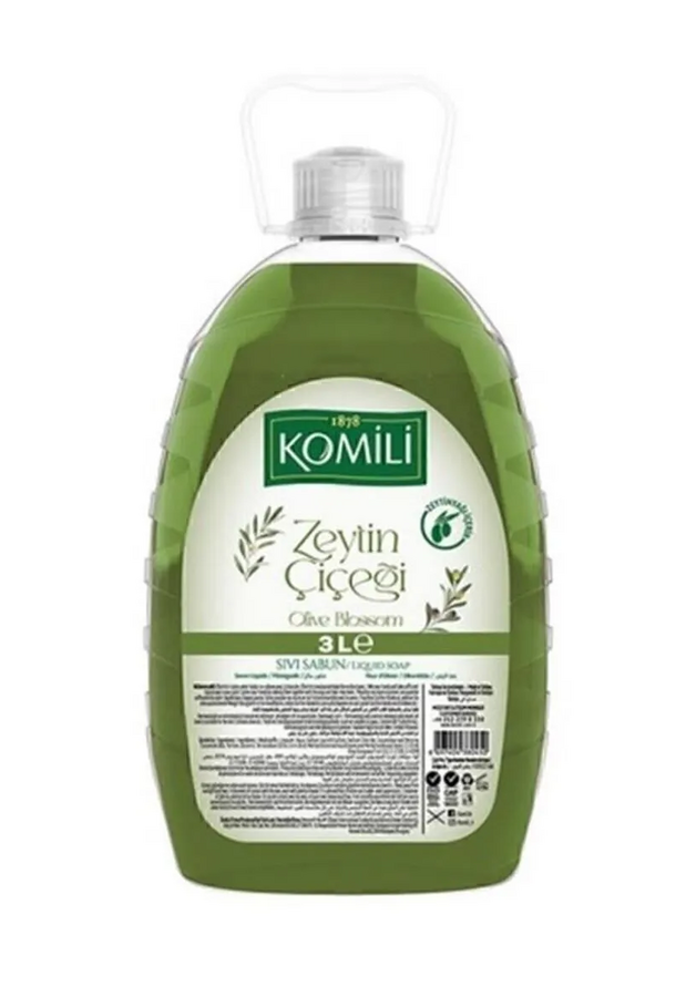 Komili Sıvı Sabun 3 Lt Zeytin Çiçeği