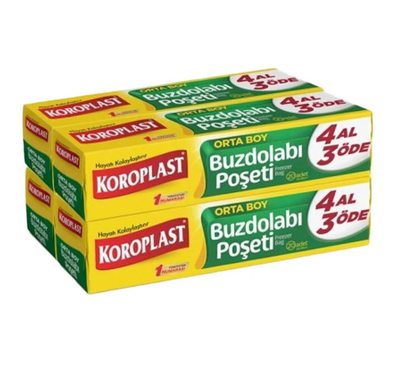 Koroplast Buzdolabı Poşeti Orta Boy 4 Al 3 Öde