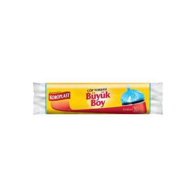 Koroplast Çöp Poşeti Güçlü Büyük 65x80 Mavi