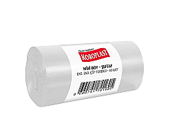 Koroplast Çöp Torbası Eko Endüstriyel 40x50cm Küçük Boy Şeffaf