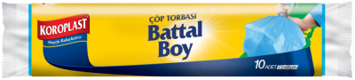 Koroplast Çöp Torbası Güçlü Battal Boy 72x95 Mavi 7 li