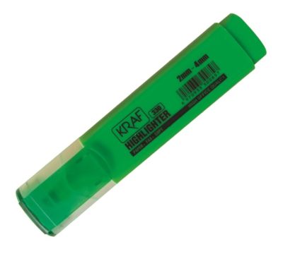 Kraf Fosforlu Kalem Geniş Gövde Yeşil