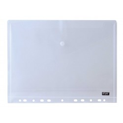 Kraf - Kraf Çıtçıtlı Dosya 11 Delikli Şeffaf