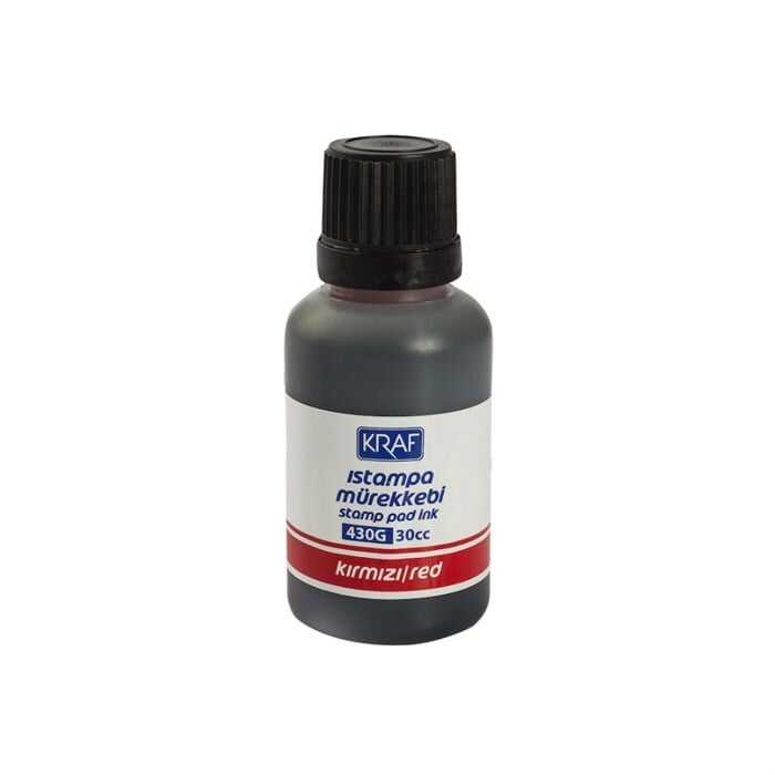 Kraf Istampa Mürekkebi 30cc Kırmızı 430g 154842
