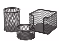 Kraf - Kraf Ofis Seti 3 lü Metal Siyah 470G 