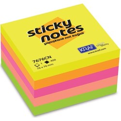 Kraf - Kraf Post-it Neon Renkler 76x76 7676CN