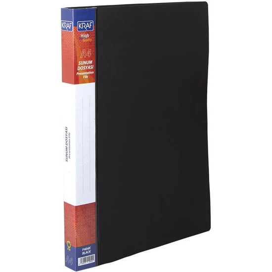 Kraf Sunum Dosyası 60 lı Siyah 58153