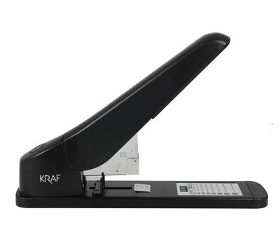 Kraf Zımba Makinesi Büyük Kollu Arşiv Tipi 100syf 80G Siyah - 1
