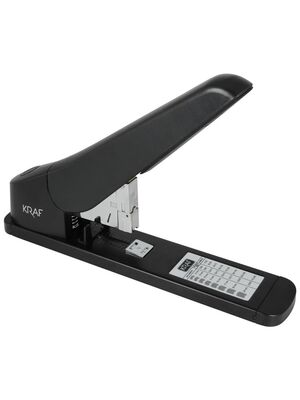 Kraf Zımba Makinesi Büyük Kollu Arşiv Tipi 100syf 80G Siyah - 4