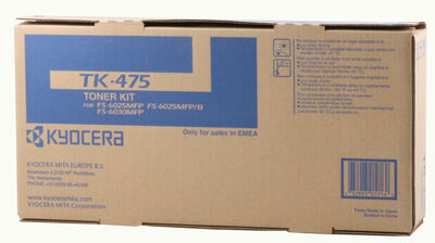 Kyocera TK-475 Orjinal Fotokopi Toneri FS-6025-6030-6525-6530 15.000 Sayfa