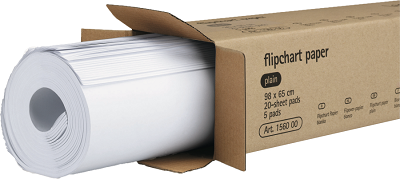 Legamaster Çizgisiz Flipchart Kağıt Yedeği 98cmx65cm 100 yp