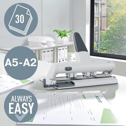 Leitz Delgeç Akto 4 Ayarlanabilir Delikli Gri 51140084 - Thumbnail