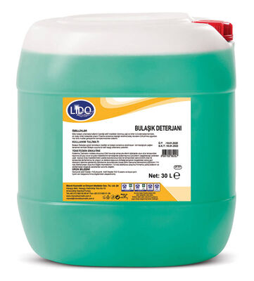 Lido Bulaşık Deterjanı Sıvı Yeşil-Limon 30kg 