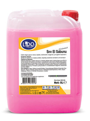 Lido Sıvı Sabun Sedefli Pembe 5kg
