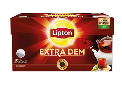 Lipton Demlik Poşet Çay Extra Dem Siyah 100 lü