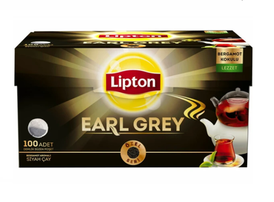 Lipton Earl Grey Demlik Poşet Çay 3.2gr 100lü