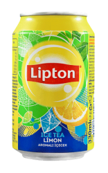 Lipton - Lipton Ice Tea Kutu Limon 330cc 24lü Lipton - Lipton Ice Tea Kutu Limon 330cc 24lü