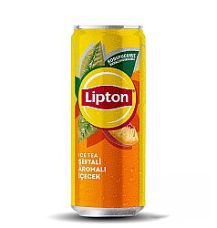 Lipton Ice Tea Kutu Şeftali 330cc 24lü