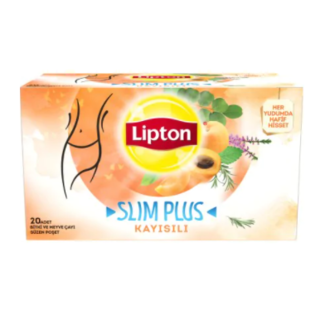 Lipton Bitki Çayı Slim Plus Kayısılı 20li