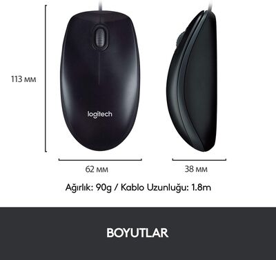 Logitech 920-002560 MK120 Q Usb Standart Kablolu Klavye Mouse Set