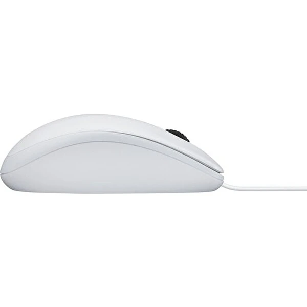 Logitech Beyaz Kablolu Mouse 910-003360 B100 - Thumbnail