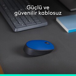 Logitech Mouse M171 Kablosuz Mavi 910-004640 - Thumbnail