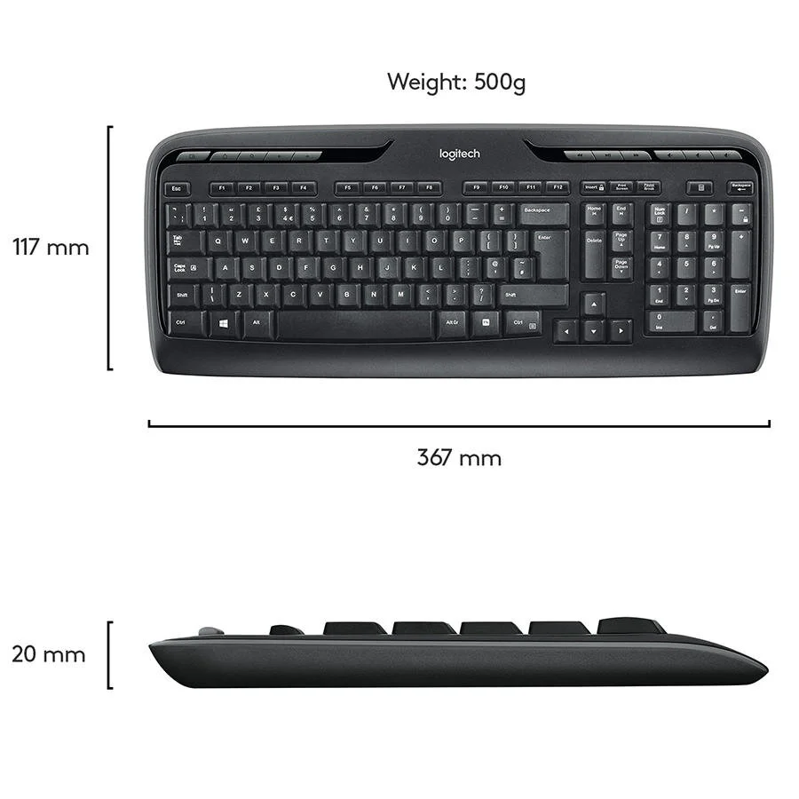 Logitech Set MK330 Klavye Mouse Set Kablosuz