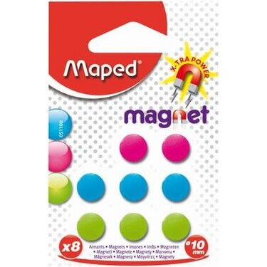 Maped Magnet 10mm 8li Karışık