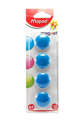 Maped Magnet 22mm 4lü Mavi