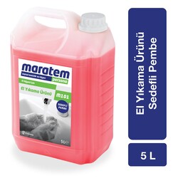 Maratem M101 Sıvı El Sabunu Pembe Sedefli 5 lt - Thumbnail