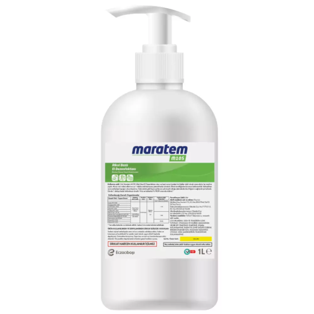 Maratem M105 Alkol Bazlı El Dezenfektanı 1 lt 7906860