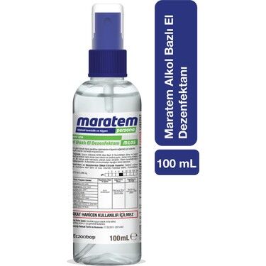 Maratem M105 Alkol Bazlı El dezenfektanı 100ml 7500109