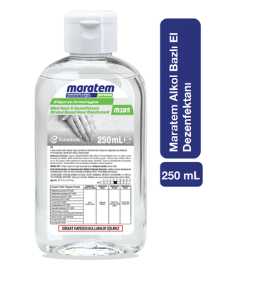 Maratem M105 Alkol Bazlı El Dezenfektanı 250ml