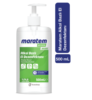 Maratem M105 Alkol Bazlı El Dezenfektanı 500ml