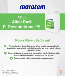 Maratem M105 Alkol Bazlı El Dezenfektanı 5lt - Thumbnail