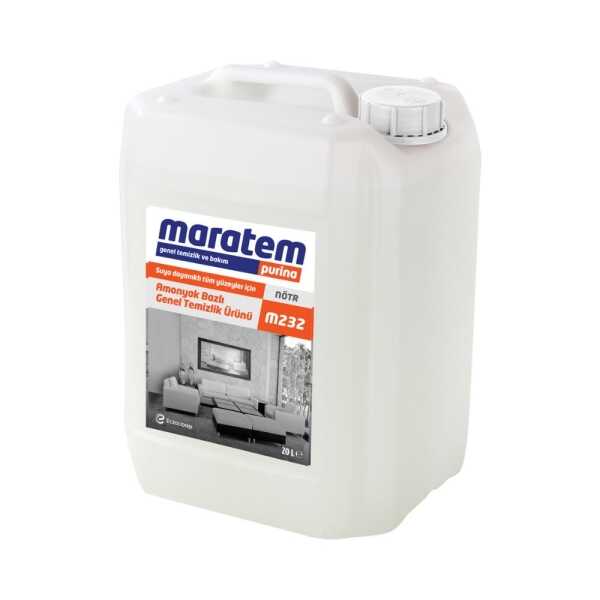 Maratem M232 Amonyak Bazlı Genel Temizlik Ürünü 20 Lt 9225689