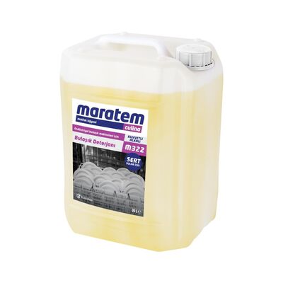 Maratem M322 Endüstriyel Bulaşık Deterjanı Sert Sular 20 lt 9225153
