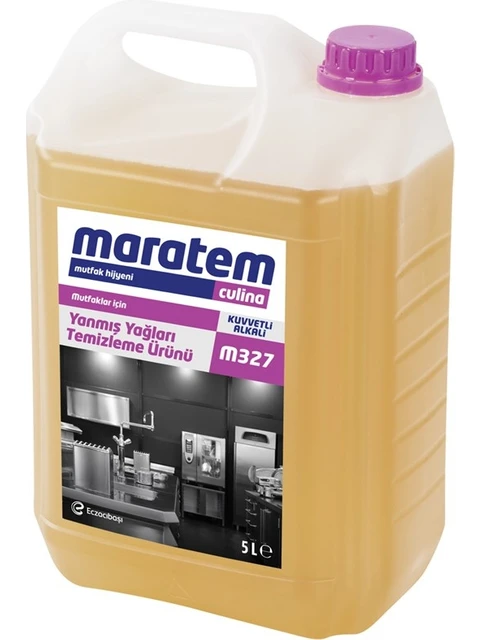 Maratem - Maratem M327 Yanmış Yağları Temizleme Ürünü 5 lt