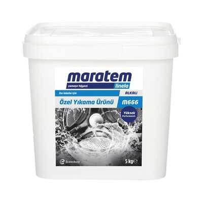 Maratem M666 Lekeler İçin Özel Yıkama Ürünü Toz 5Kg 7500202