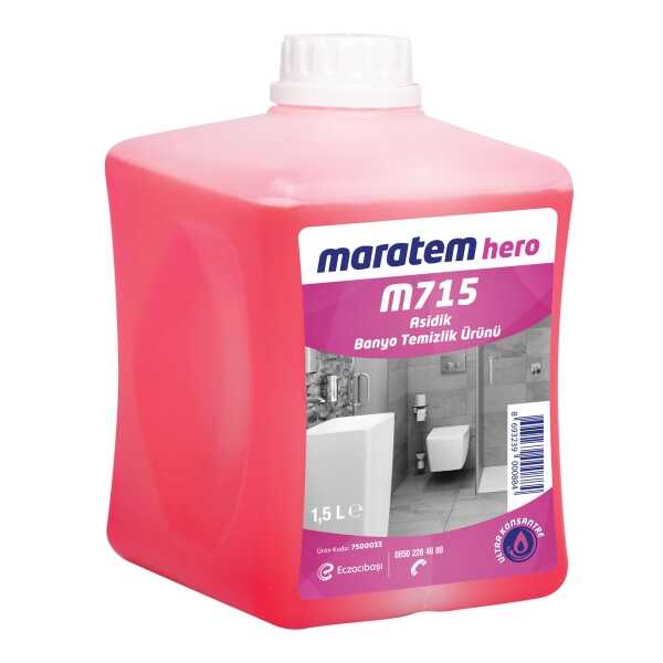 Maratem M715 Asidik Banyo Temizleyici 1,5l 7500033