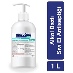Maratem M904 Alkol Bazlı Sıvı El Antiseptiği Dezenfektan 1lt - Thumbnail