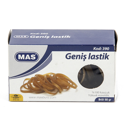 Mas - Mas Ambalaj Lastiği Geniş Kutu 50gr