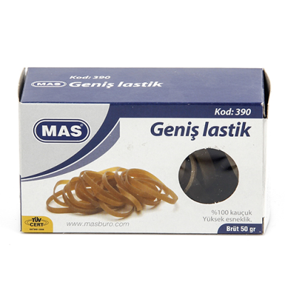 Mas Ambalaj Lastiği Geniş Kutu 50gr