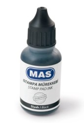 Mas - Mas Istampa Mürekkebi Siyah 20ml