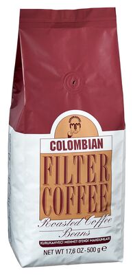 Mehmet Efendi Colombian 500 gr Çekirdek Filtre Kahve